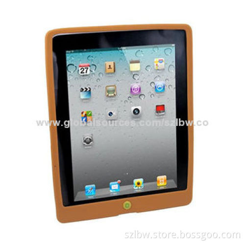 Brown Silicone Protective Soft Case/Cover for iPad and Silicone Tablet Cases